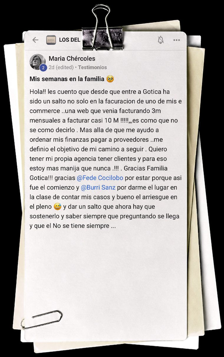 Testimonio de María Chércoles